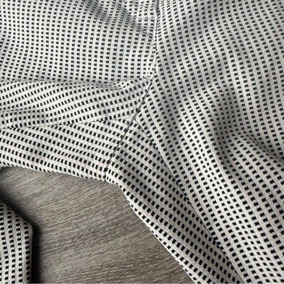 Raffaello Rossi Checked Black And White Contrasting Cotton Trouser Pants - Picture 5 of 15